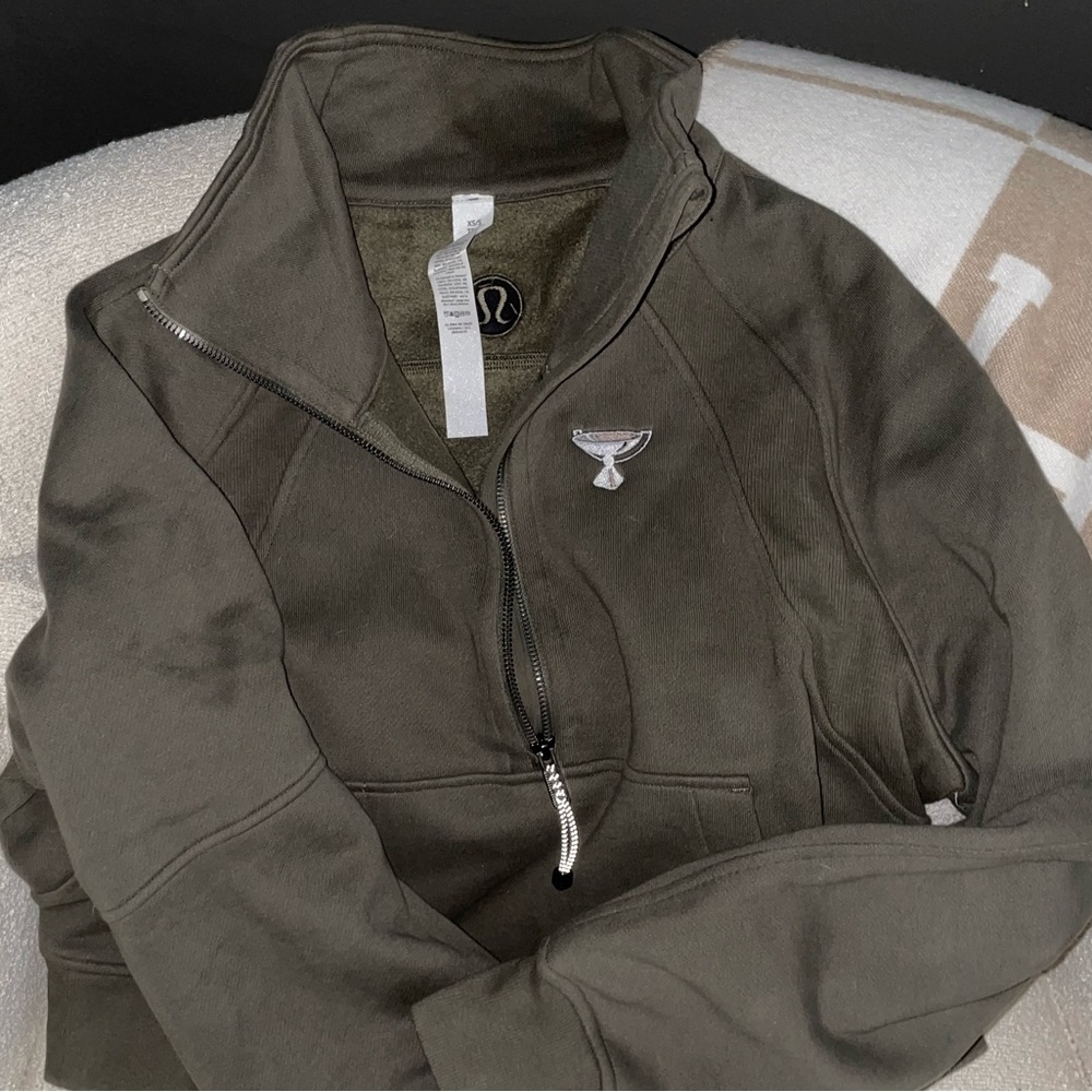 Lululemon x PGA Tour Scuba Oversized Funnel Neck‎ Sweater Green